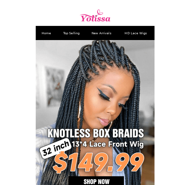 $149.99 Get A 13*4 Lace Front Wig 32 inch! See it