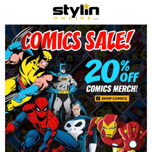 Holy Comics Sale Batman - SAVE 20% Off Comics Themed Merch NOW 💥