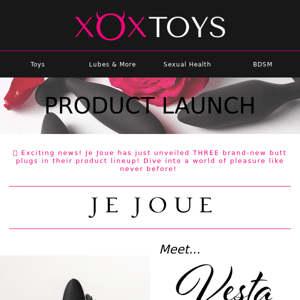 New Arrivals Alert: Je Joue's Butt Plugs are Here! 🚀