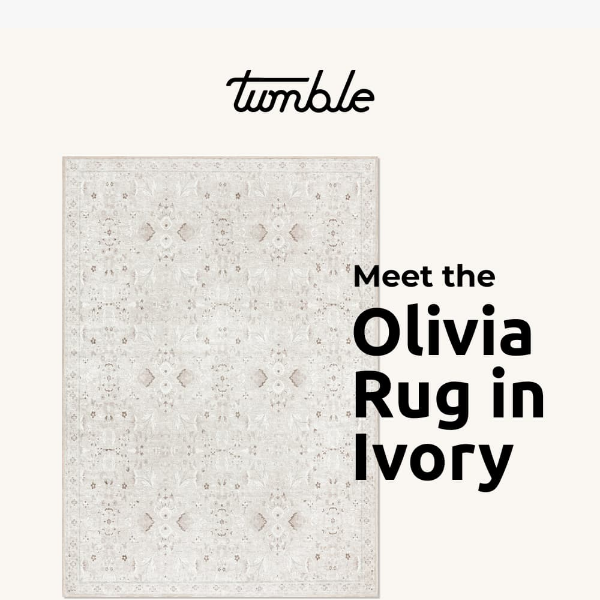 Meet Olivia in Ivory!