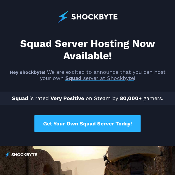 SQUAD Server Hosting Now Available! 🪖