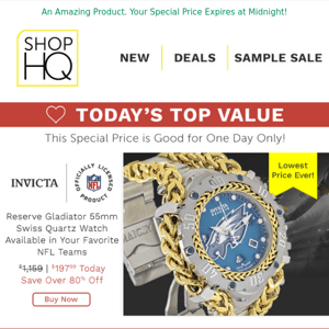 HURRY! These Invicta Deals End Soon