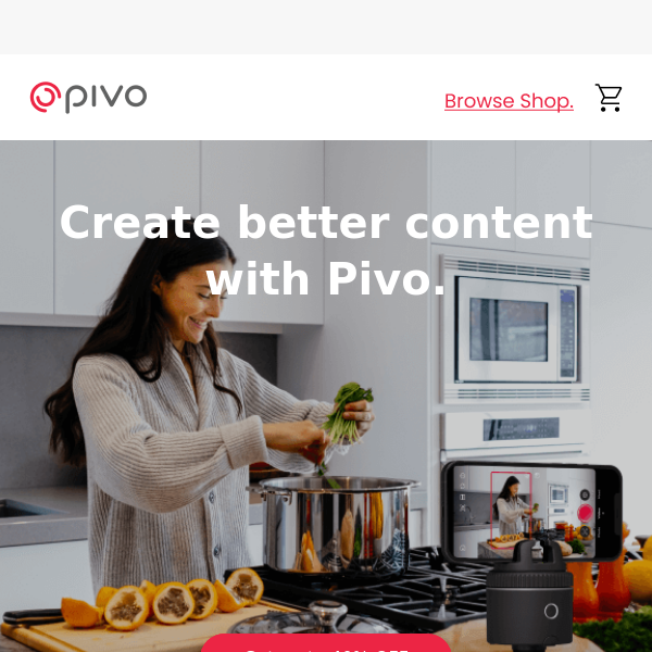 Here’s to better content with Pivo. | Sale ending soon.