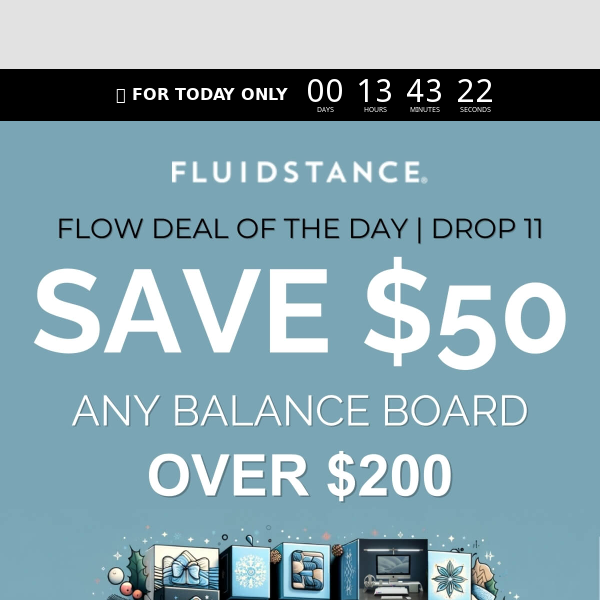 Take a Stand for $50 Less: Balance Board Sale!