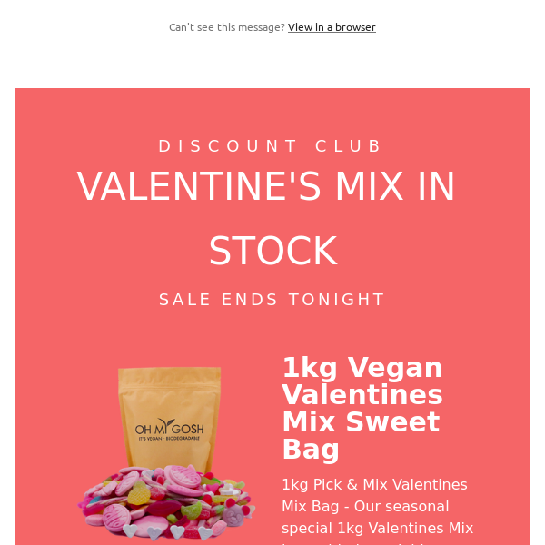 Valentine's Mix now in stock!