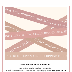 ✨ Free Shipping... Goal Get 'Em ✨