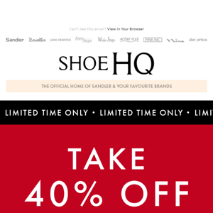Quick, 40% off this boot for a limited time…