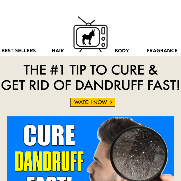 #1 Tip To Cure Dandruff & Itch FAST!