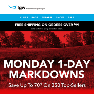 Monday 1-Day Markdowns! 350 Top-Selling Price Drops