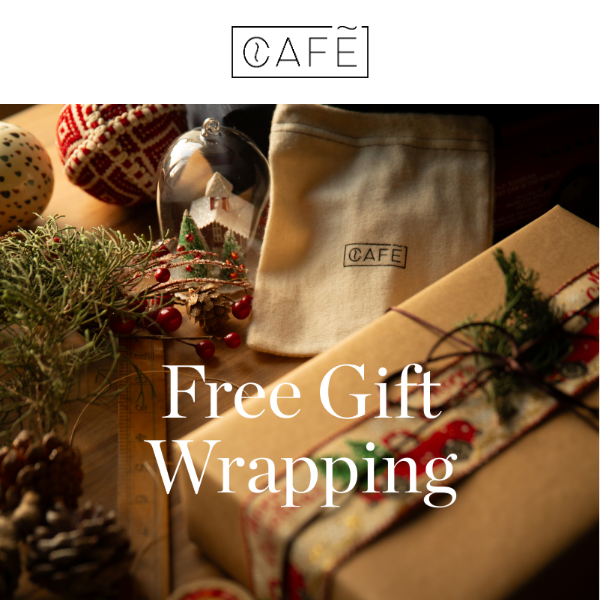 FREE GIFT WRAPPING 🎁 | Until Dec 21st