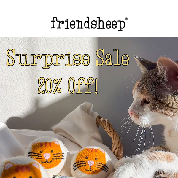 Surprise!! 20% Off Sale Starts Now! 👀