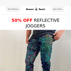 50% OFF Reflective Joggers Restock! 😲