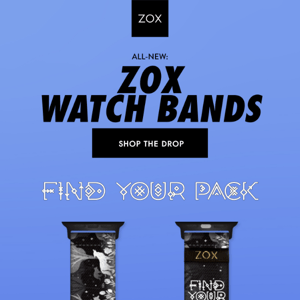 ZOX Drop March 7th 2023: Three new ZOX Watch bands are now available!🎊