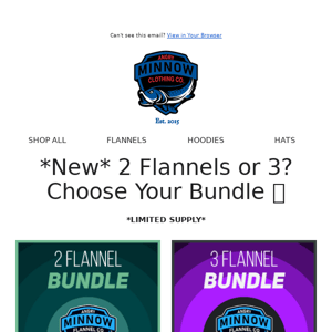 2 Flannels or 3? Choose Your Bundle! This Weekend Only 🍂