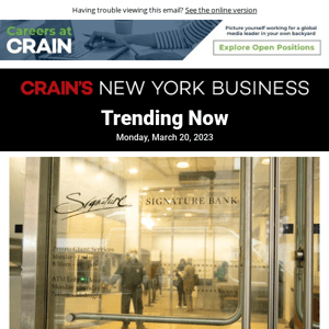 Here’s why New York Community didn’t take on Signature’s real estate loans