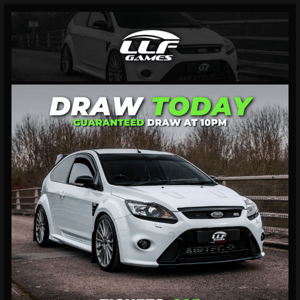 LIVE DRAW DAY ⭐ 535BHP FOCUS RS | £10,000 CASH | £2,500 + INSTANT WINS