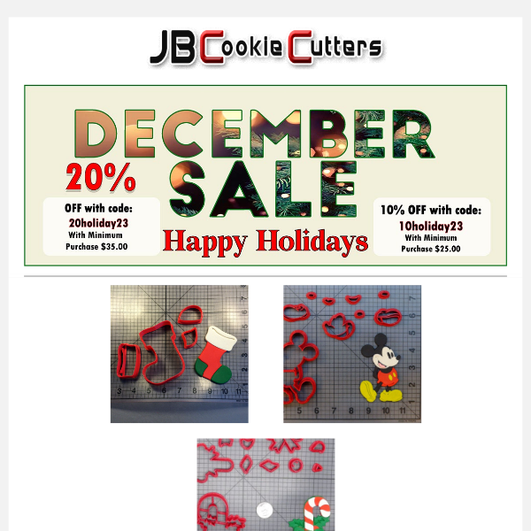 December Sale 20% Off!! ⛄