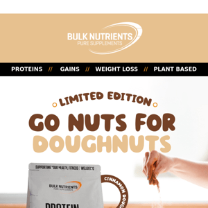 Go Nuts For Dougnuts, Bulk Nutrients! 🍩