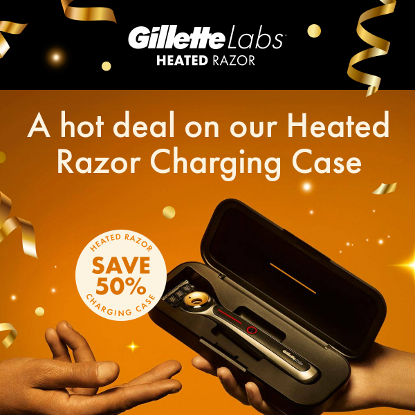 🔥 Save 50% on the Heated Razor Charging Case 🔥