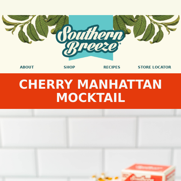 FREE Recipe: Cherry Manhattan 🍒