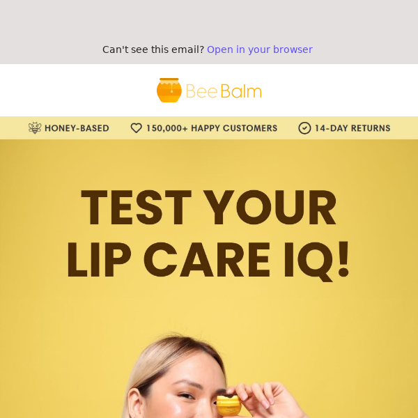 Test your lip care IQ Susan!