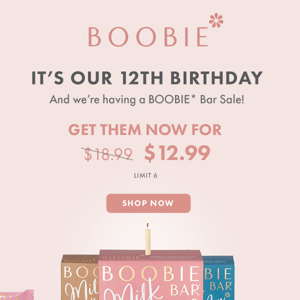 It's our BOOBIE* Birthday 🎂