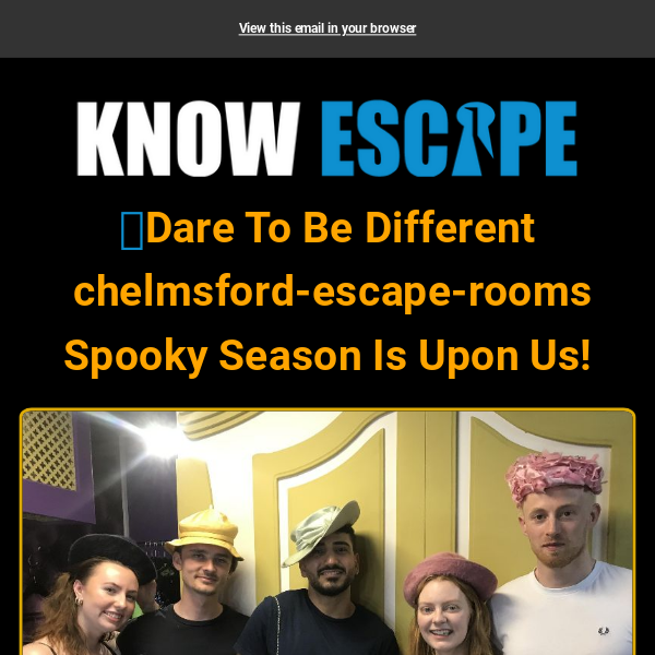 Dare to Experience Spooky Season with Know Escape's New Games! 🎃