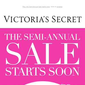 Victoria's Secret: Flash sale! Panties $4.99 & up.