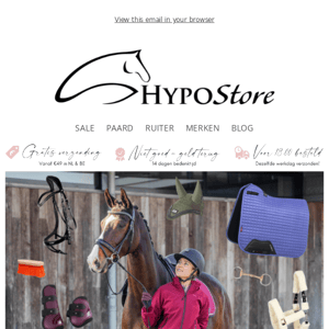 HORSE ESSENTIALS! 🐴 25% korting op alles voor het paard!*