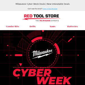 ★ Milwaukee Cyber Week - New Unbeatable Deals Just Dropped