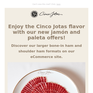 Discover our new bone-in jamón formats!