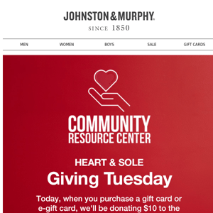 Giving Tuesday! Give A Gift Card and Give Back.