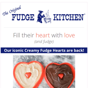 It's filled with love ❤️ (and a whole lotta fudge)