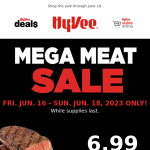 Mega Meat Sale 🥩