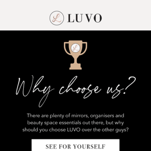 Why Choose LUVO Store? Quality, Warranty, and Peace of Mind! 🥰