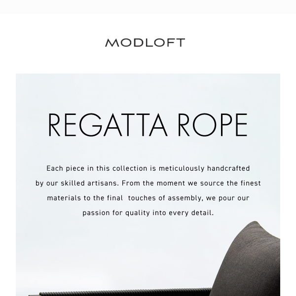 The Ultimate in Luxury: Regatta Rope Furniture Collections by Modloft