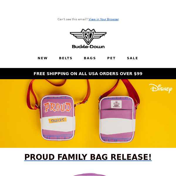 PROUD FAMILY BAG RELEASE