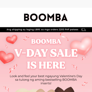 V-DAY SPECIAL: BOGO 40% SA LAHAT NG INSERTS 💝