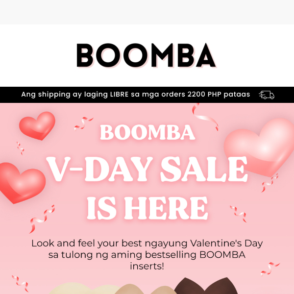 V-DAY SPECIAL: BOGO 40% SA LAHAT NG INSERTS 💝