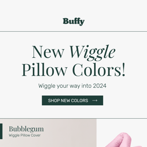 New Wiggle Pillow Colors!