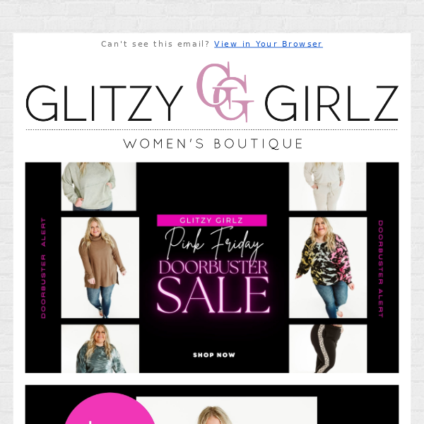 Pink Friday Doorbusters are here!