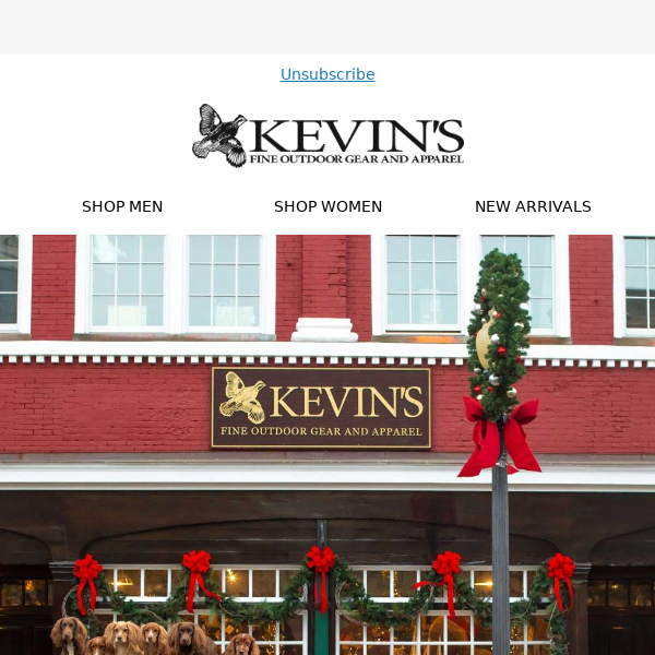 Merry Christmas from Kevin's! 🎄