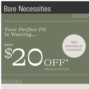 $20 Off Your Perfect Picks