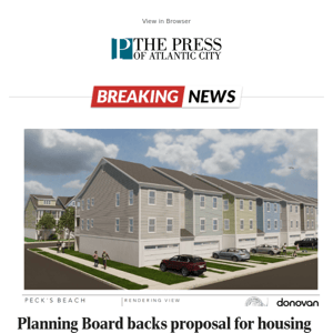 Planning Board backs proposal for housing project in Ocean City
