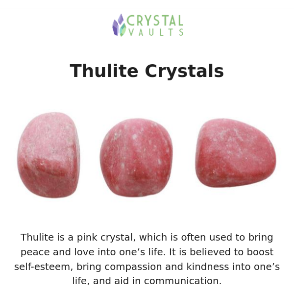 Thulite for Energy + Passion in Life 💗