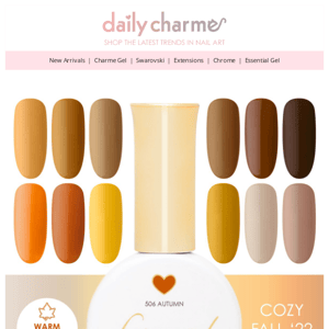 NEW LAUNCH 🍂 Charme Gel Cozy Fall Collection