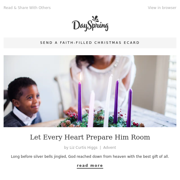 Let Every Heart Prepare Him Room