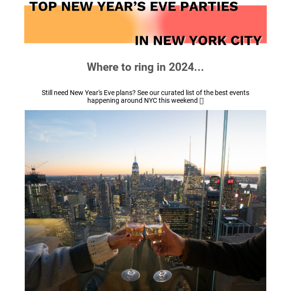 🥂 A complete guide to New Year's Eve in NYC