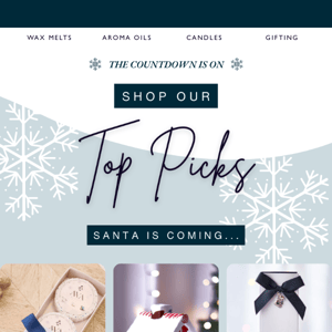 Christmas Countdown Is On! Check out our Top Picks 😍