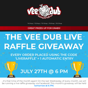 JOIN OUR LIVE RAFFLE TOMORROW EVENING 🎟💰